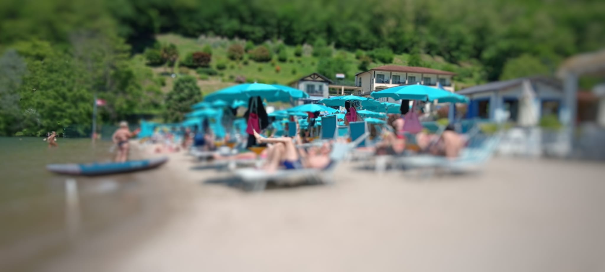 Panoramica della spiaggia